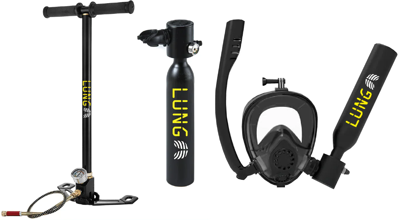 Lung T-500 + Hand Pump + Sub-Mask