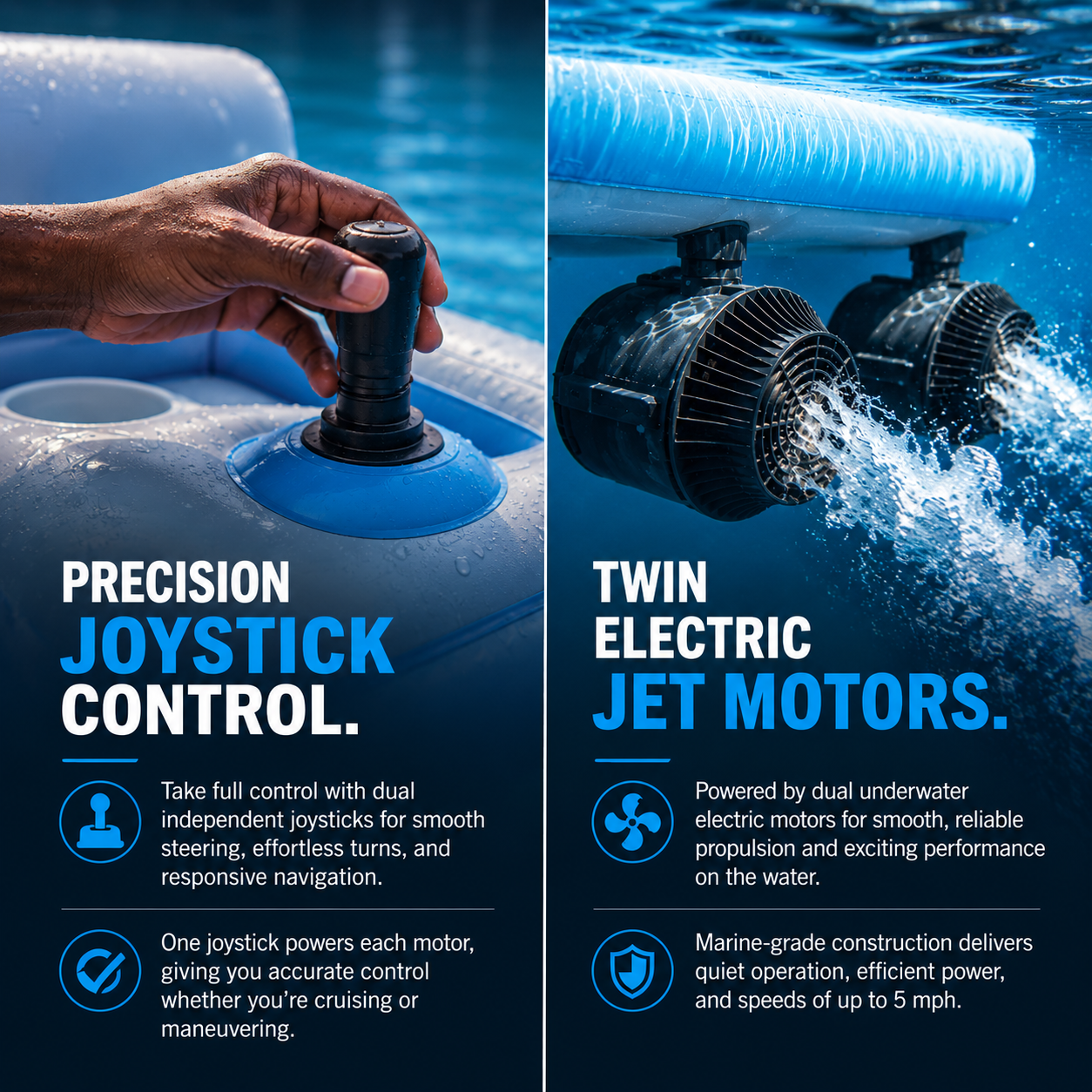 Bleu Current Motorised Pool Float