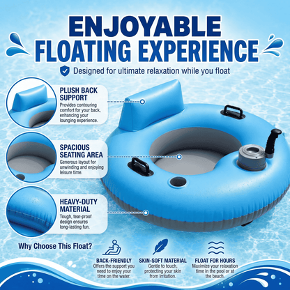 Bleu Current Motorised Pool Float - Compact