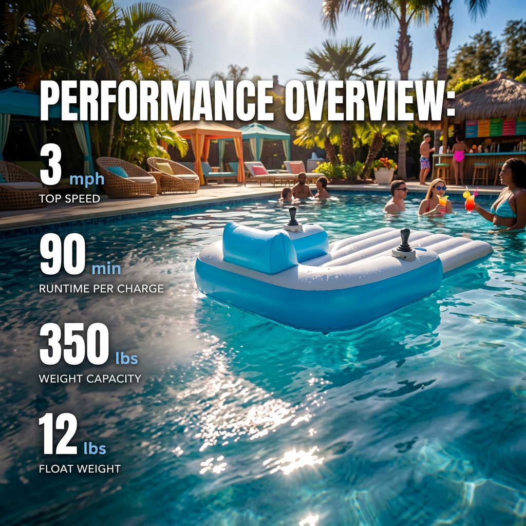 Bleu Current Motorised Pool Float