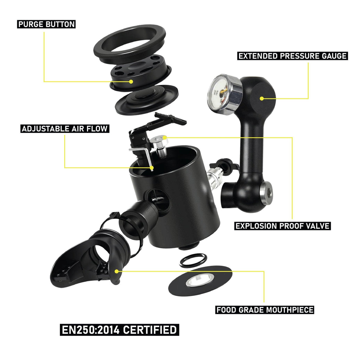 Lung T-500 + Hand Pump + Sub-Mask